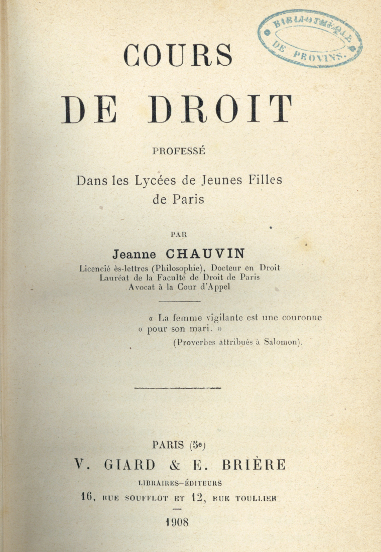 Livre de cours