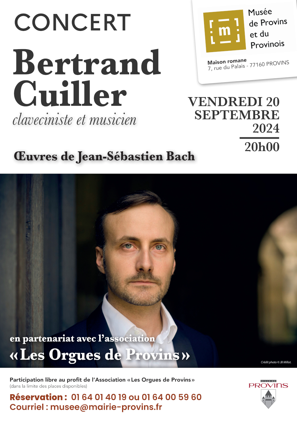 Affiche Concert Bertrand Cuiller