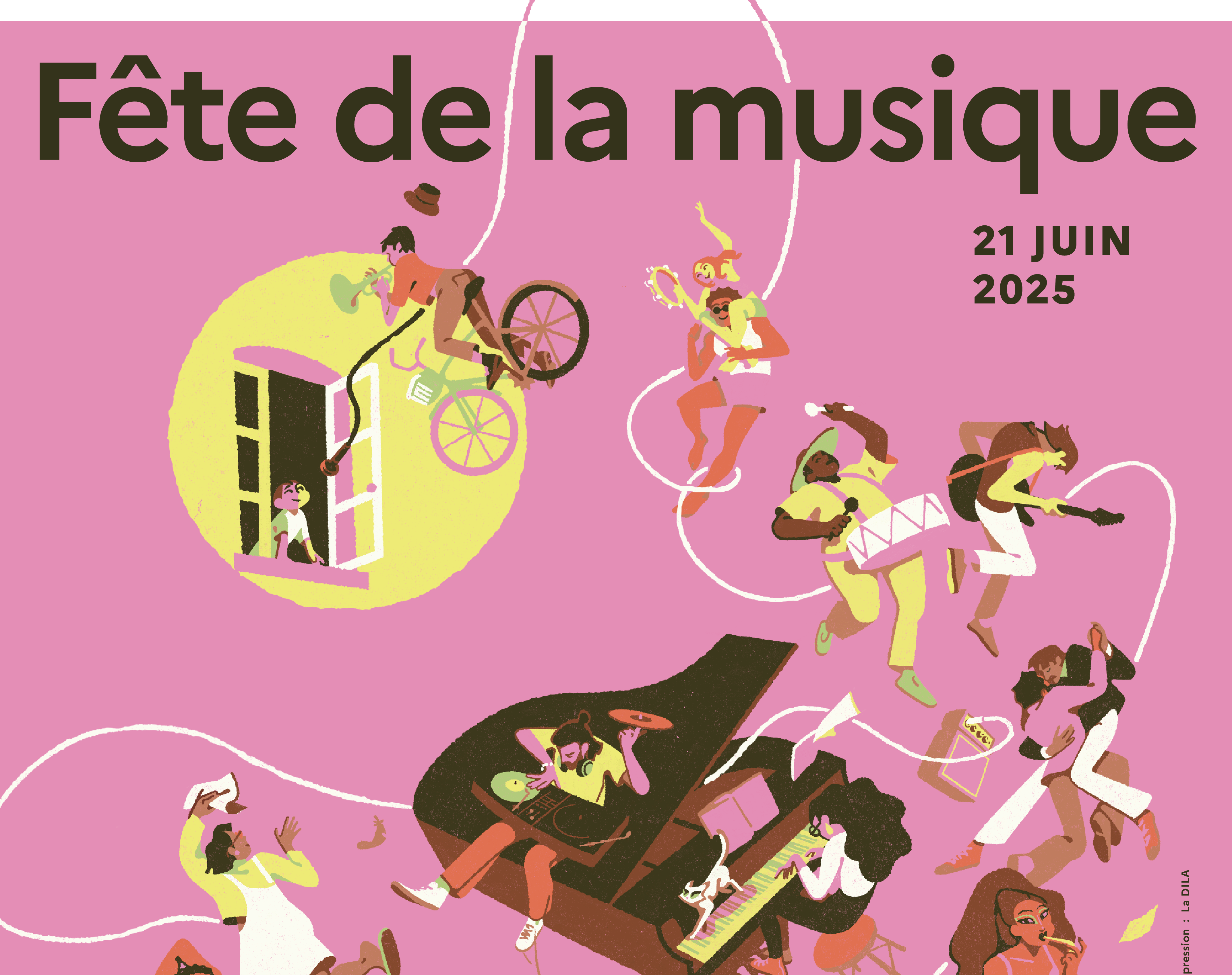 Affiche officielle de la fête de la musique