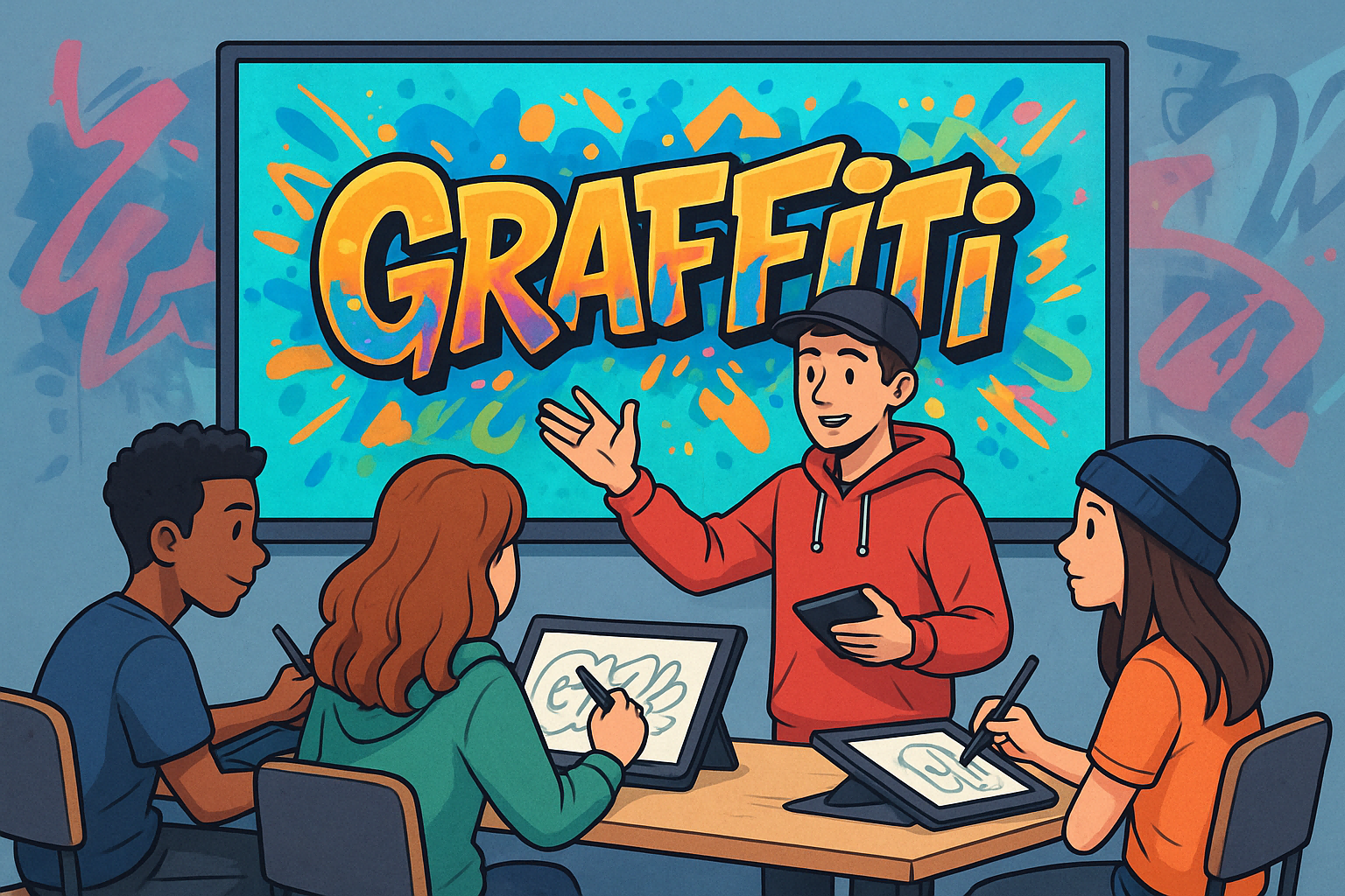 Atelier graffiti numérique