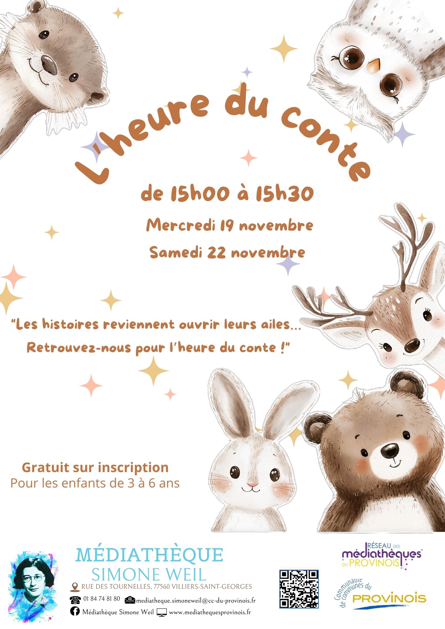 Heure du conte de novembre