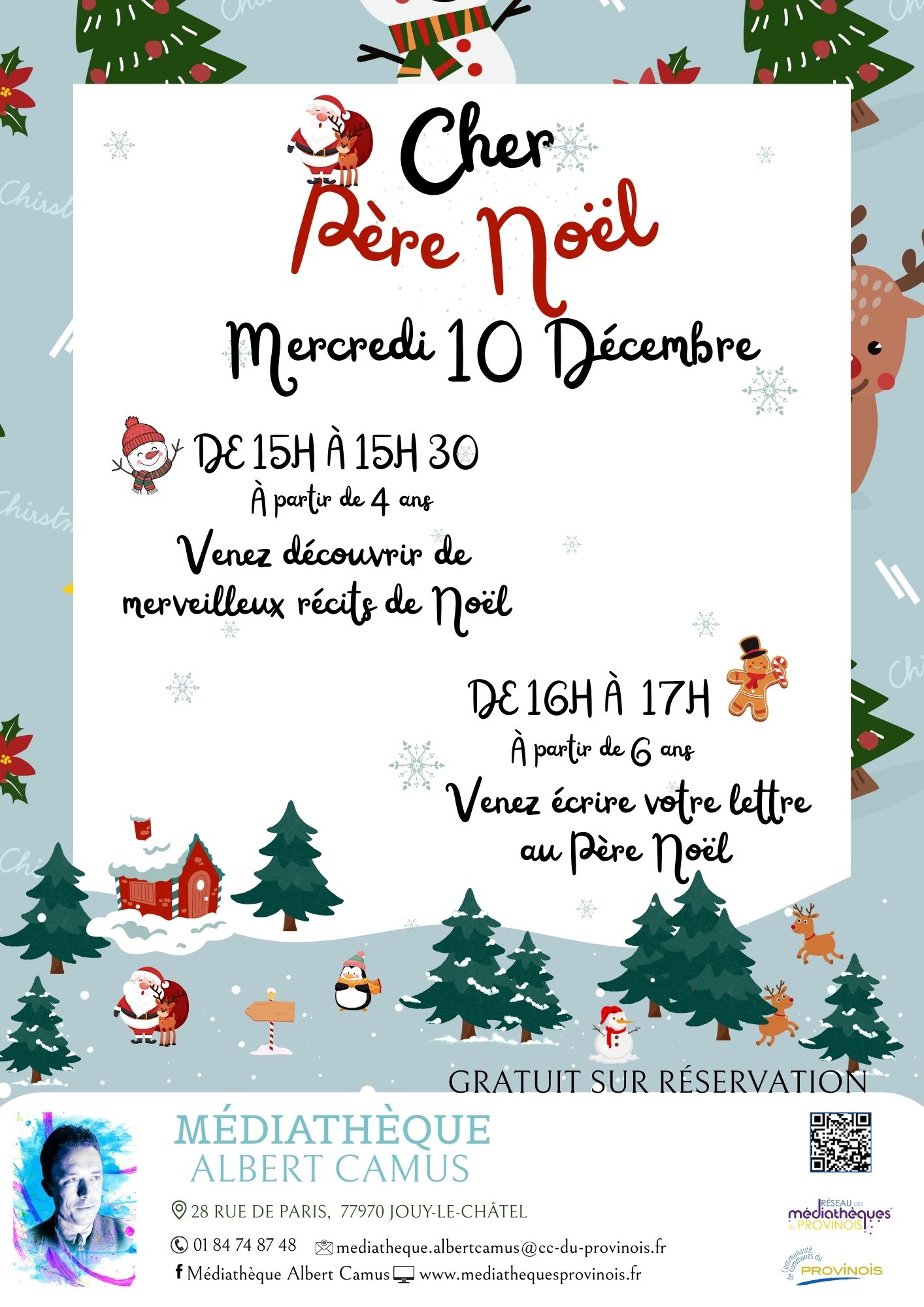 Affiche publicitaire sur Noël