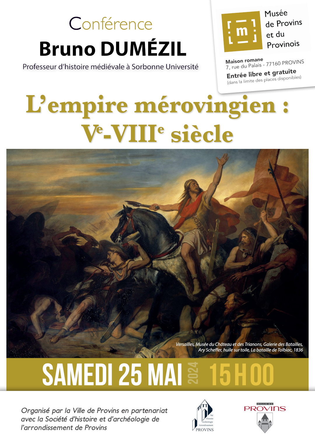 Conférence Dumézil - L'empire mérovingien : Ve-VIIIe siècle