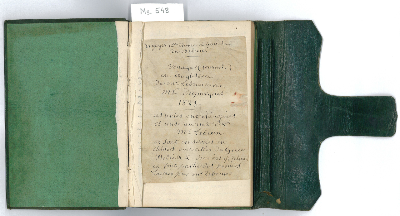 manuscript fonds ancien